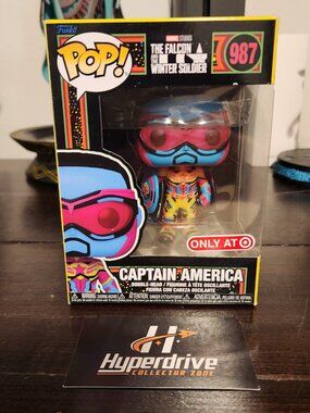 Marvel The Falcon & the Winter Soldier Captain America Blacklight Funko Pop!